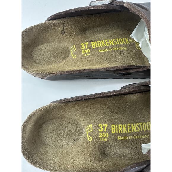 Birkenstock Boston Oiled Waxy Leather Buckle Clogs Slip On Sandal Shoes L6 M4 - Picture 11 of 15